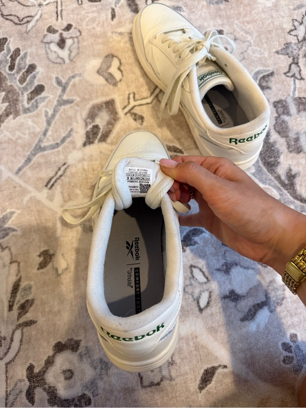 Reebok Classic White Low-Top Sneakers - Picture 4 of 7